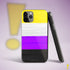 Nonbinary Pride Flag Paint Strokes Clear Case for iPhone®